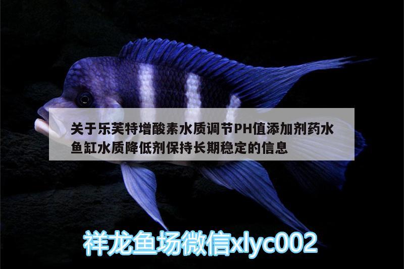 關(guān)于樂芙特增酸素水質(zhì)調(diào)節(jié)PH值添加劑藥水魚缸水質(zhì)降低劑保持長期穩(wěn)定的信息