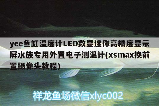 yee魚缸溫度計LED數顯迷你高精度顯示屏水族專用外置電子測溫計(xsmax換前置攝像頭教程)