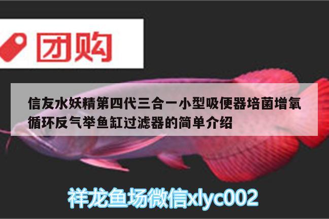 信友水妖精第四代三合一小型吸便器培菌增氧循環(huán)反氣舉魚缸過濾器的簡單介紹