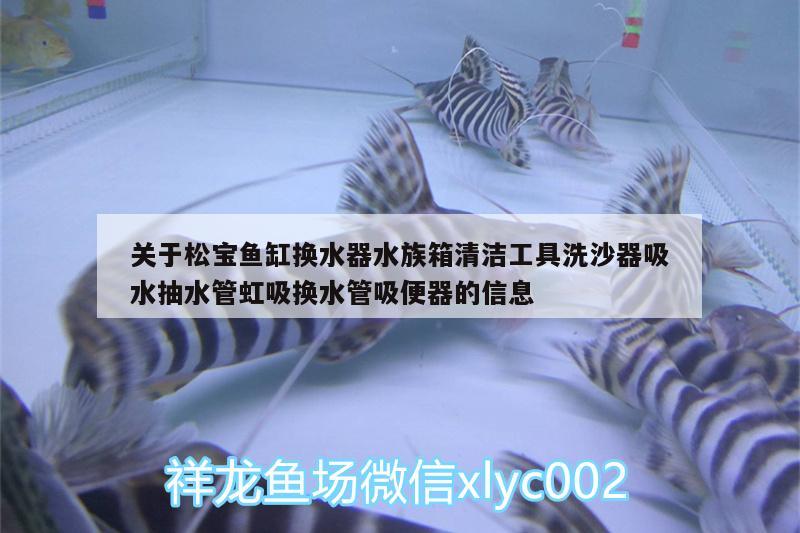 關(guān)于松寶魚(yú)缸換水器水族箱清潔工具洗沙器吸水抽水管虹吸換水管吸便器的信息 魚(yú)缸/水族箱