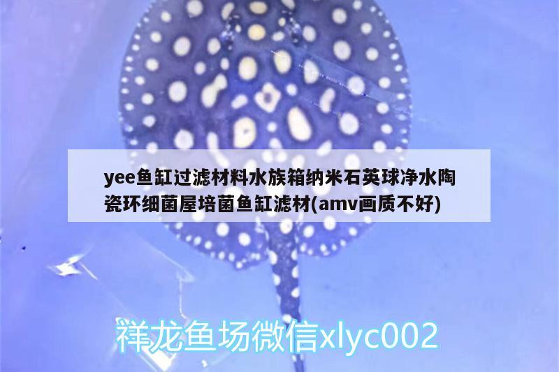 yee魚缸過濾材料水族箱納米石英球凈水陶瓷環(huán)細(xì)菌屋培菌魚缸濾材(amv畫質(zhì)不好)