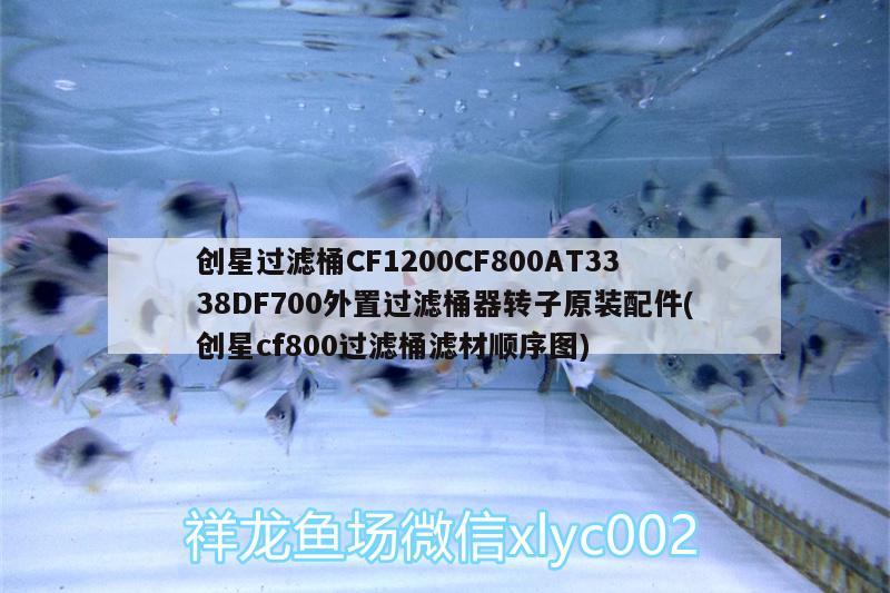 創(chuàng)星過濾桶CF1200CF800AT3338DF700外置過濾桶器轉(zhuǎn)子原裝配件(創(chuàng)星cf800過濾桶濾材順序圖)