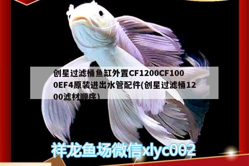 創(chuàng)星過(guò)濾桶魚(yú)缸外置CF1200CF1000EF4原裝進(jìn)出水管配件(創(chuàng)星過(guò)濾桶1200濾材順序)