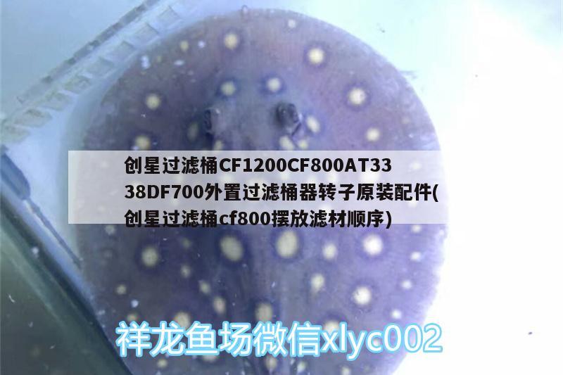 創(chuàng)星過濾桶CF1200CF800AT3338DF700外置過濾桶器轉(zhuǎn)子原裝配件(創(chuàng)星過濾桶cf800擺放濾材順序)