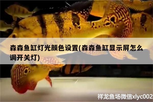 森森魚缸燈光顏色設置(森森魚缸顯示屏怎么調(diào)開關燈)