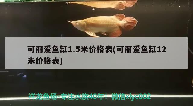 可麗愛魚缸1.5米價格表(可麗愛魚缸12米價格表)