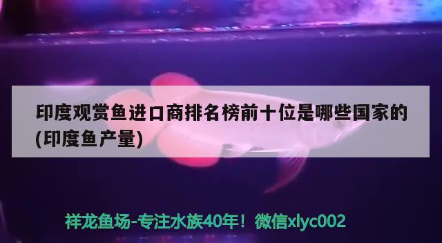 印度觀賞魚(yú)進(jìn)口商排名榜前十位是哪些國(guó)家的(印度魚(yú)產(chǎn)量) 觀賞魚(yú)進(jìn)出口