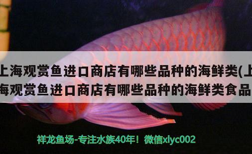 上海觀賞魚進(jìn)口商店有哪些品種的海鮮類(上海觀賞魚進(jìn)口商店有哪些品種的海鮮類食品) 觀賞魚進(jìn)出口