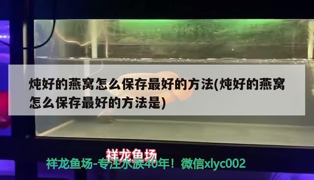 燉好的燕窩怎么保存最好的方法(燉好的燕窩怎么保存最好的方法是)