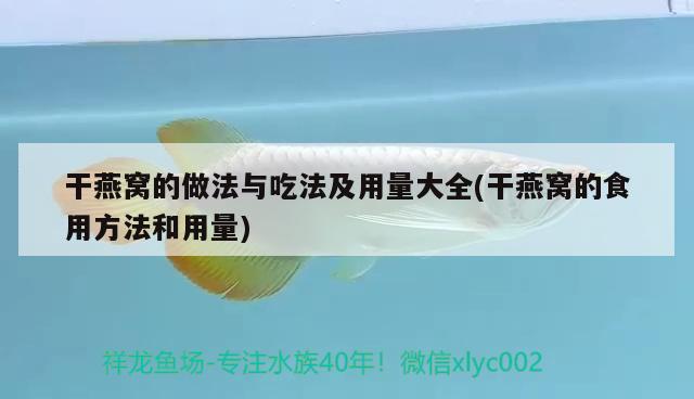 干燕窩的做法與吃法及用量大全(干燕窩的食用方法和用量) 馬來西亞燕窩 第2張