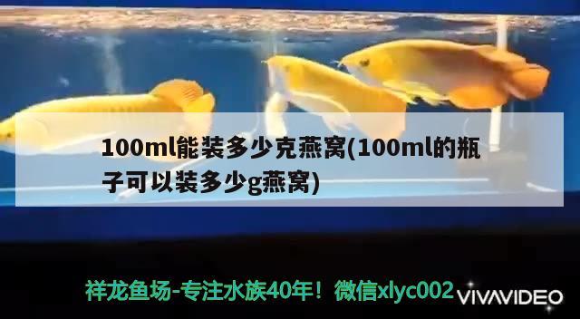 100ml能裝多少克燕窩(100ml的瓶子可以裝多少g燕窩)