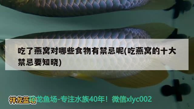 吃了燕窩對哪些食物有禁忌呢(吃燕窩的十大禁忌要知曉) 馬來西亞燕窩