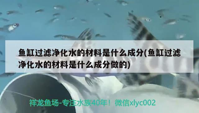 魚缸過濾凈化水的材料是什么成分(魚缸過濾凈化水的材料是什么成分做的) 祥龍水族濾材/器材