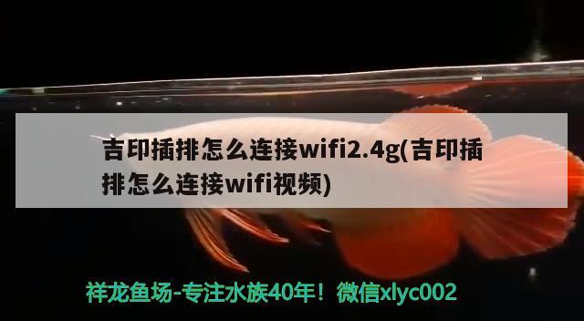 吉印插排怎么連接wifi2.4g(吉印插排怎么連接wifi視頻)