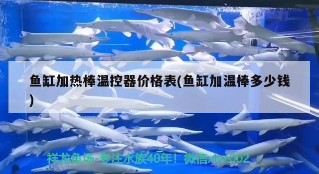 魚缸加熱棒溫控器價格表(魚缸加溫棒多少錢)