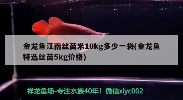 金龍魚江南絲苗米10kg多少一袋(金龍魚特選絲苗5kg價(jià)格) 紅龍魚百科