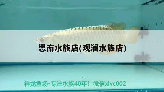 思南水族店(觀瀾水族店) 祥龍水族護理水