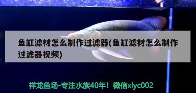 魚缸濾材怎么制作過濾器(魚缸濾材怎么制作過濾器視頻) 魚缸水泵