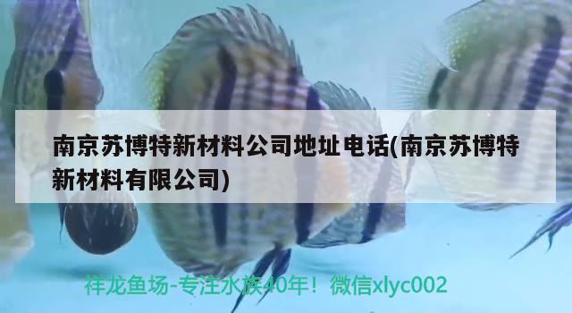 南京蘇博特新材料公司地址電話(南京蘇博特新材料有限公司) 博特水族