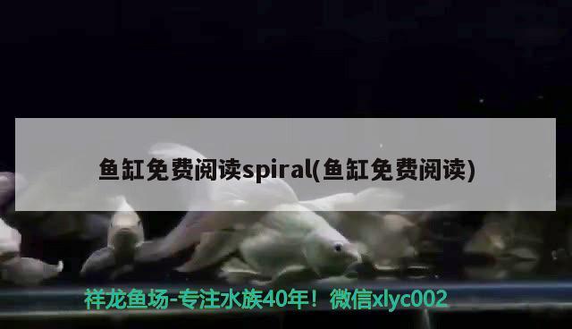 魚缸免費閱讀spiral(魚缸免費閱讀)