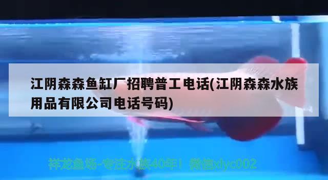 江陰森森魚缸廠招聘普工電話(江陰森森水族用品有限公司電話號碼) 水族用品