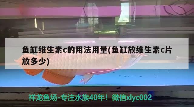 魚缸維生素c的用法用量(魚缸放維生素c片放多少) 元寶鯽