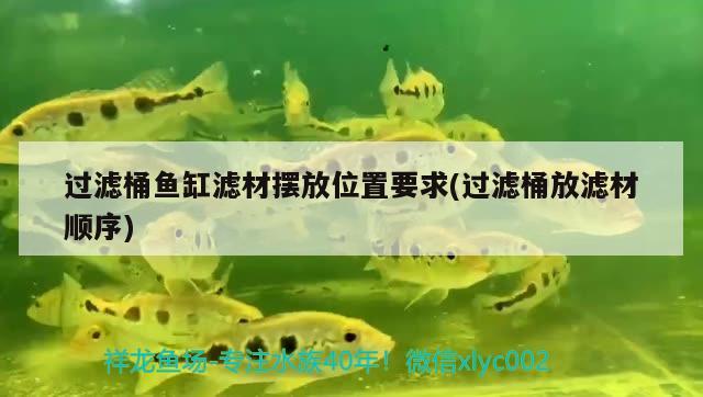 過濾桶魚缸濾材擺放位置要求(過濾桶放濾材順序)