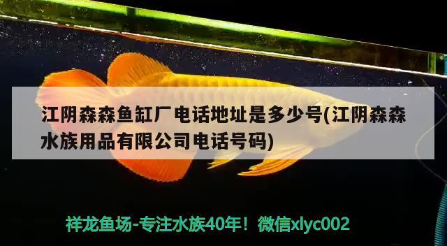 江陰森森魚(yú)缸廠電話地址是多少號(hào)(江陰森森水族用品有限公司電話號(hào)碼)