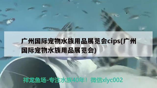 廣州國際寵物水族用品展覽會cips(廣州國際寵物水族用品展覽會) 水族用品