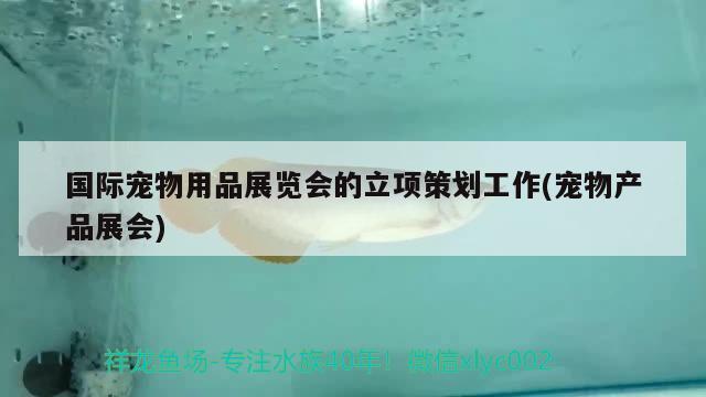 國際寵物用品展覽會的立項策劃工作(寵物產品展會) 2024第28屆中國國際寵物水族展覽會CIPS（長城寵物展2024 CIPS）