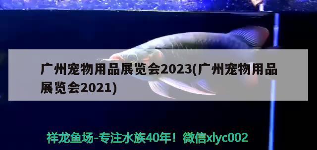 廣州寵物用品展覽會(huì)2023(廣州寵物用品展覽會(huì)2021)