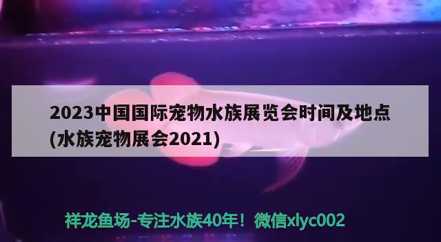 2023中國國際寵物水族展覽會時間及地點(水族寵物展會2021)