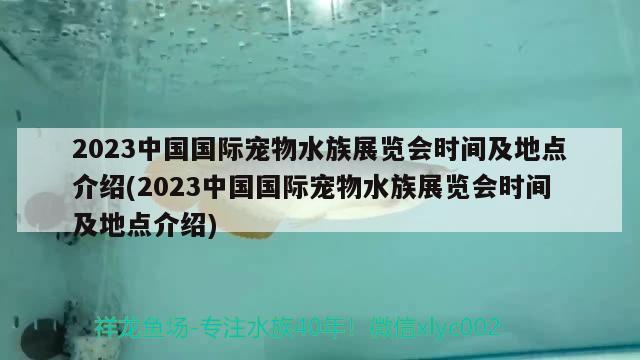 2023中國(guó)國(guó)際寵物水族展覽會(huì)時(shí)間及地點(diǎn)介紹(2023中國(guó)國(guó)際寵物水族展覽會(huì)時(shí)間及地點(diǎn)介紹) 水族展會(huì) 第2張