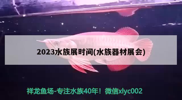 2023水族展時間(水族器材展會)