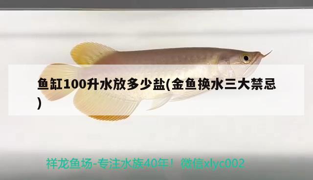 魚缸100升水放多少鹽(金魚換水三大禁忌)