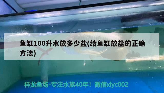 魚缸100升水放多少鹽(給魚缸放鹽的正確方法)