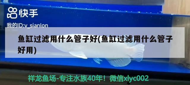 魚(yú)缸過(guò)濾用什么管子好(魚(yú)缸過(guò)濾用什么管子好用) PH調(diào)節(jié)劑