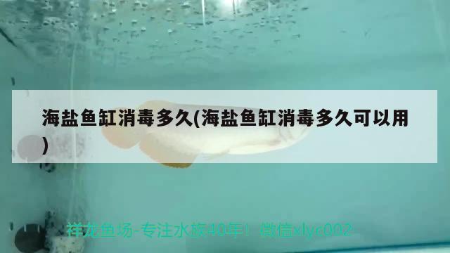 海鹽魚缸消毒多久(海鹽魚缸消毒多久可以用)