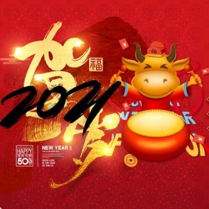 恭賀新春，祝福2021